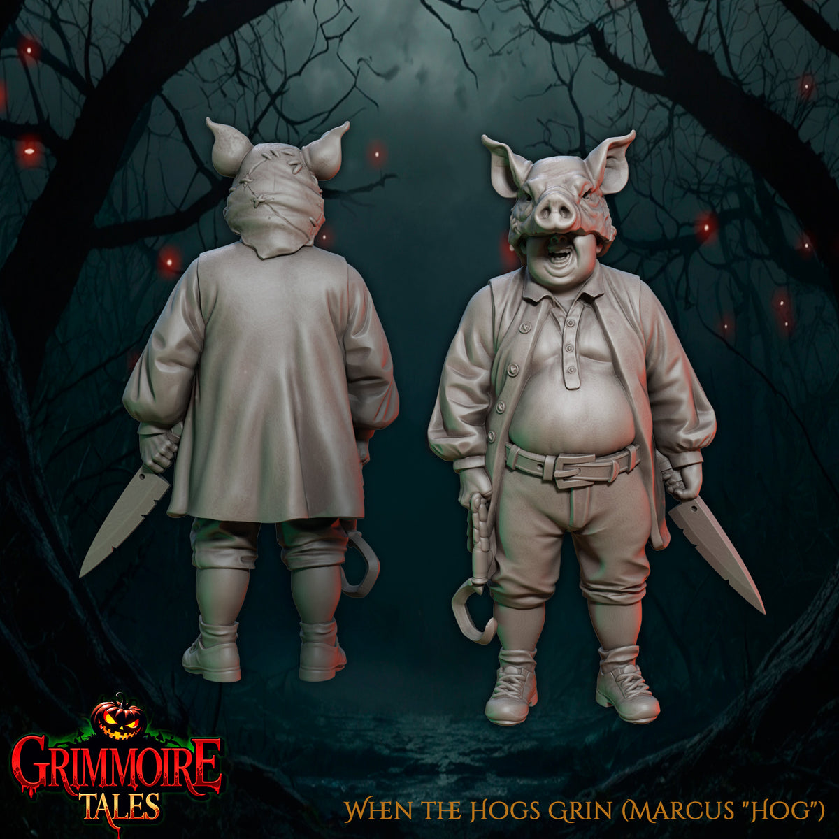 When the Hogs Grin - Great Grimoire - Grimmoire Tales | 3D Printed miniatures | Tabletop Games