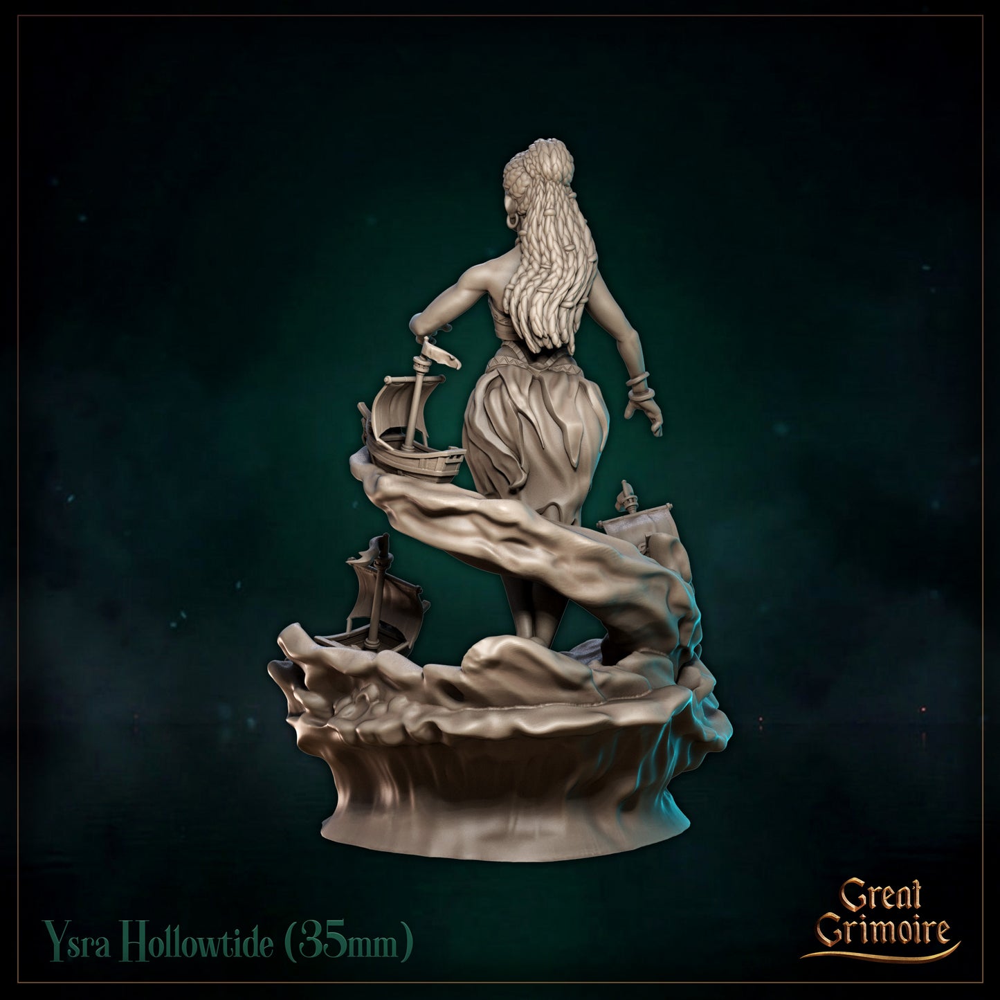 Ysra Hollowtide - Great Grimoire - Black Tidelight - Tabletop Games