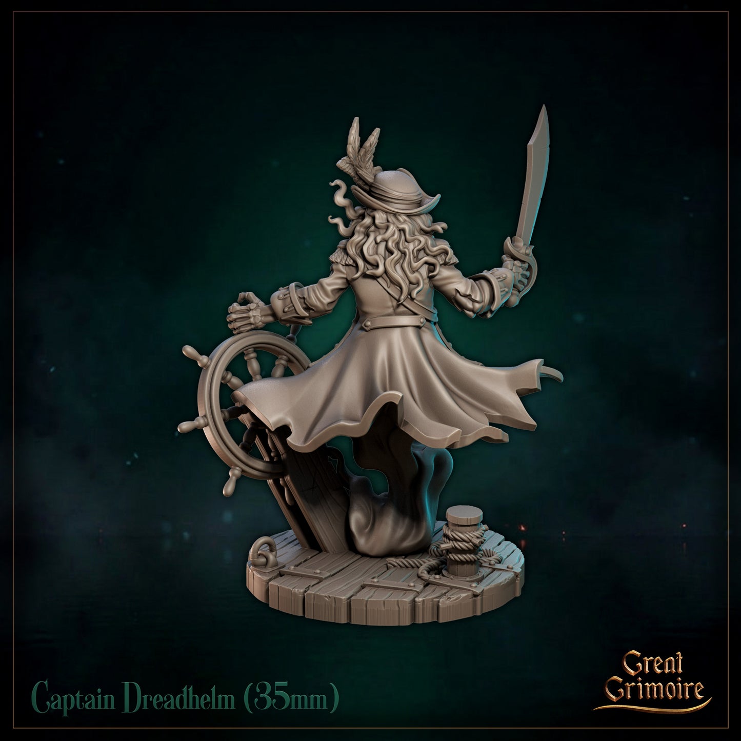 Captain Dreadhelm - Great Grimoire - Black Tidelight - Tabletop Games