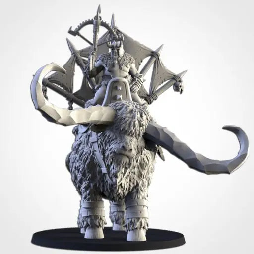 Khan On Rock Aurochs | Txarli Factory | Northern Ogres | Tabletop Wargaming