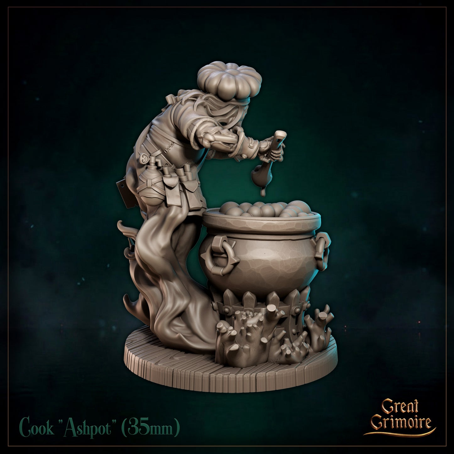 Cook Ashpot - Great Grimoire - Black Tidelight - Tabletop Games