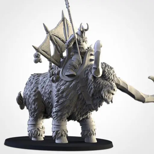 Khan On Rock Aurochs | Txarli Factory | Northern Ogres | Tabletop Wargaming