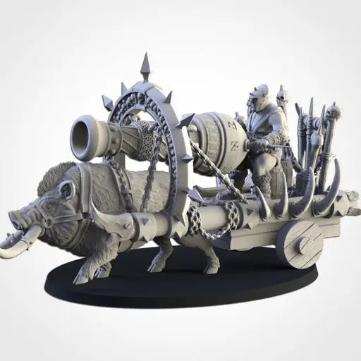 Ogre Thunder Cannon | Txarli Factory | Northern Ogres | Tabletop Wargaming