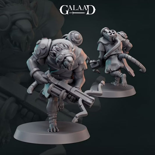 Ratfolk Crossbow - Galaad Miniatures | Tabletop Games