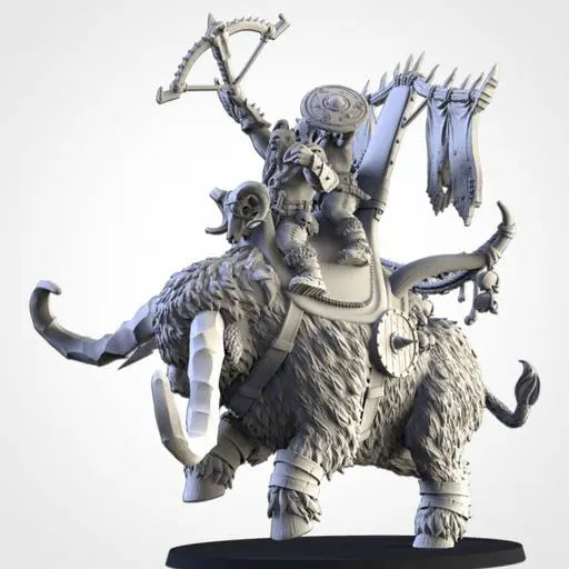 Ogres On Rock Aurochs | Txarli Factory | Northern Ogres | Tabletop Wargaming