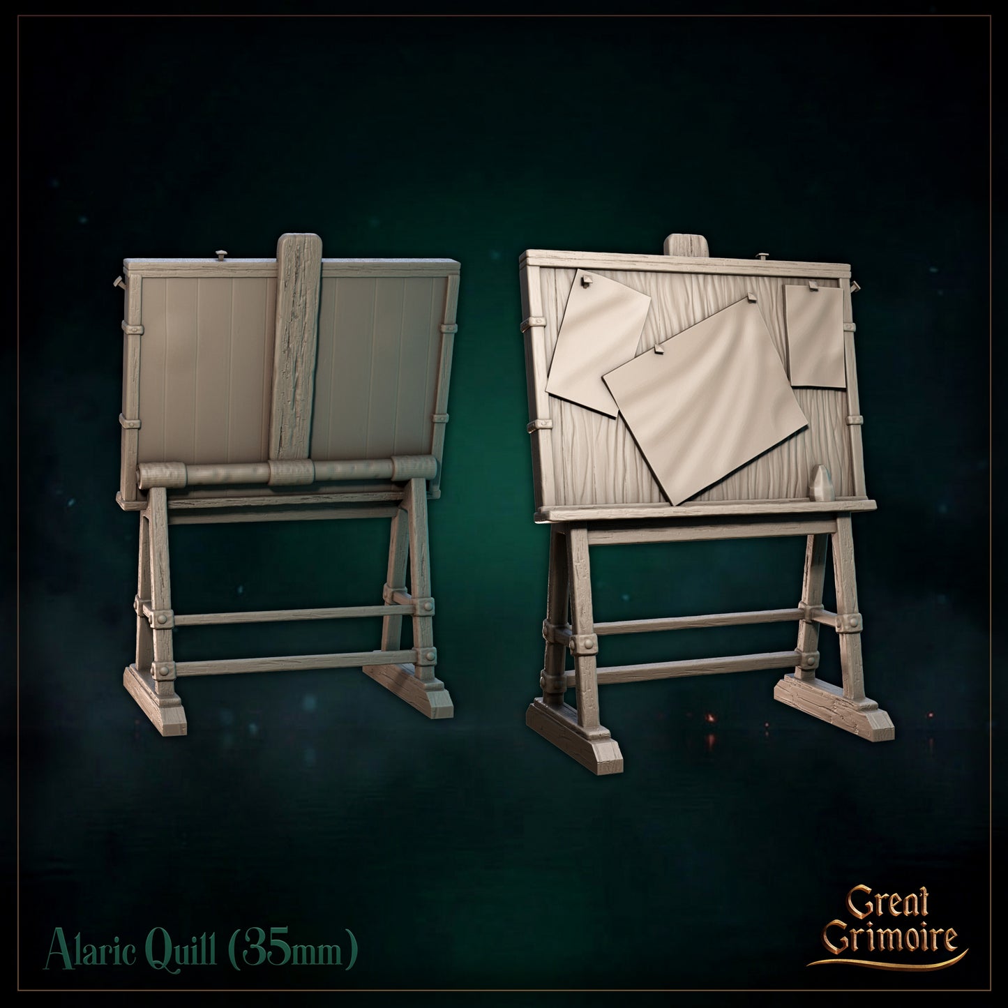Alaric Quill - Great Grimoire - Black Tidelight - Tabletop Games