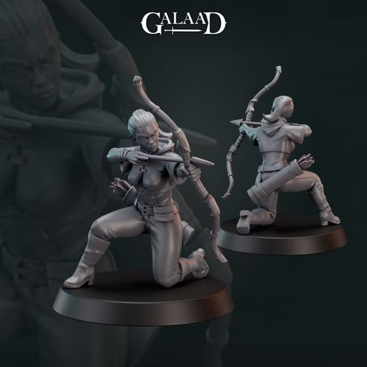 Female Forest Ranger 3 - Galaad Miniatures | Tabletop Games
