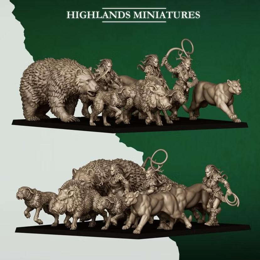 Feral Animals And Beastamers - Feral Elves | Tabletop Games