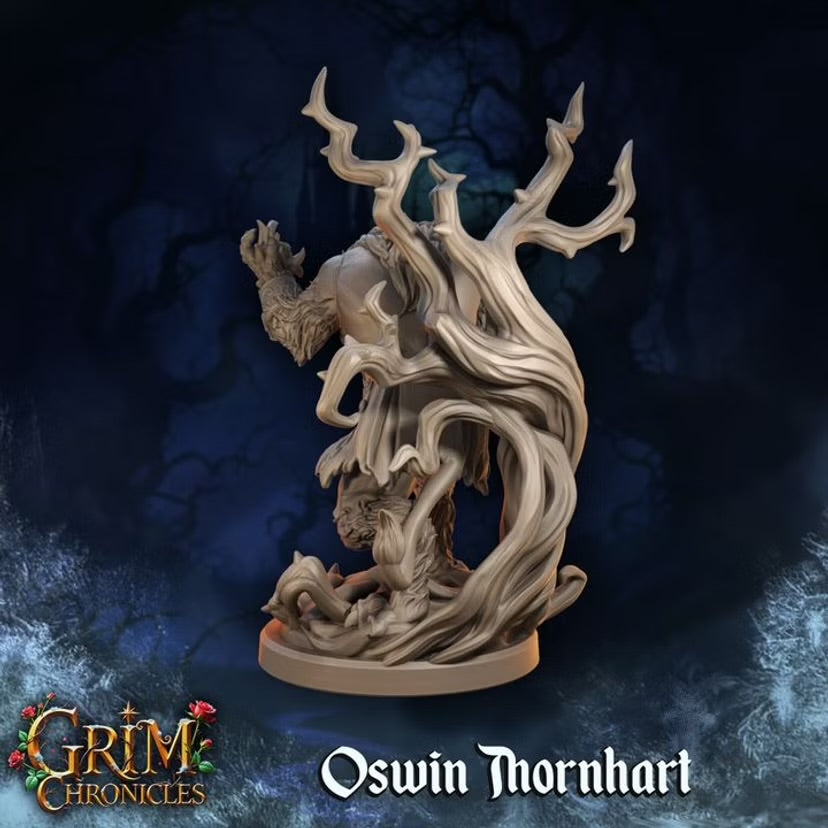 The Monster Oswin Thornhart - Great Grimoire - Grim Chronicles | 3D Printed miniature | Tabletop Games