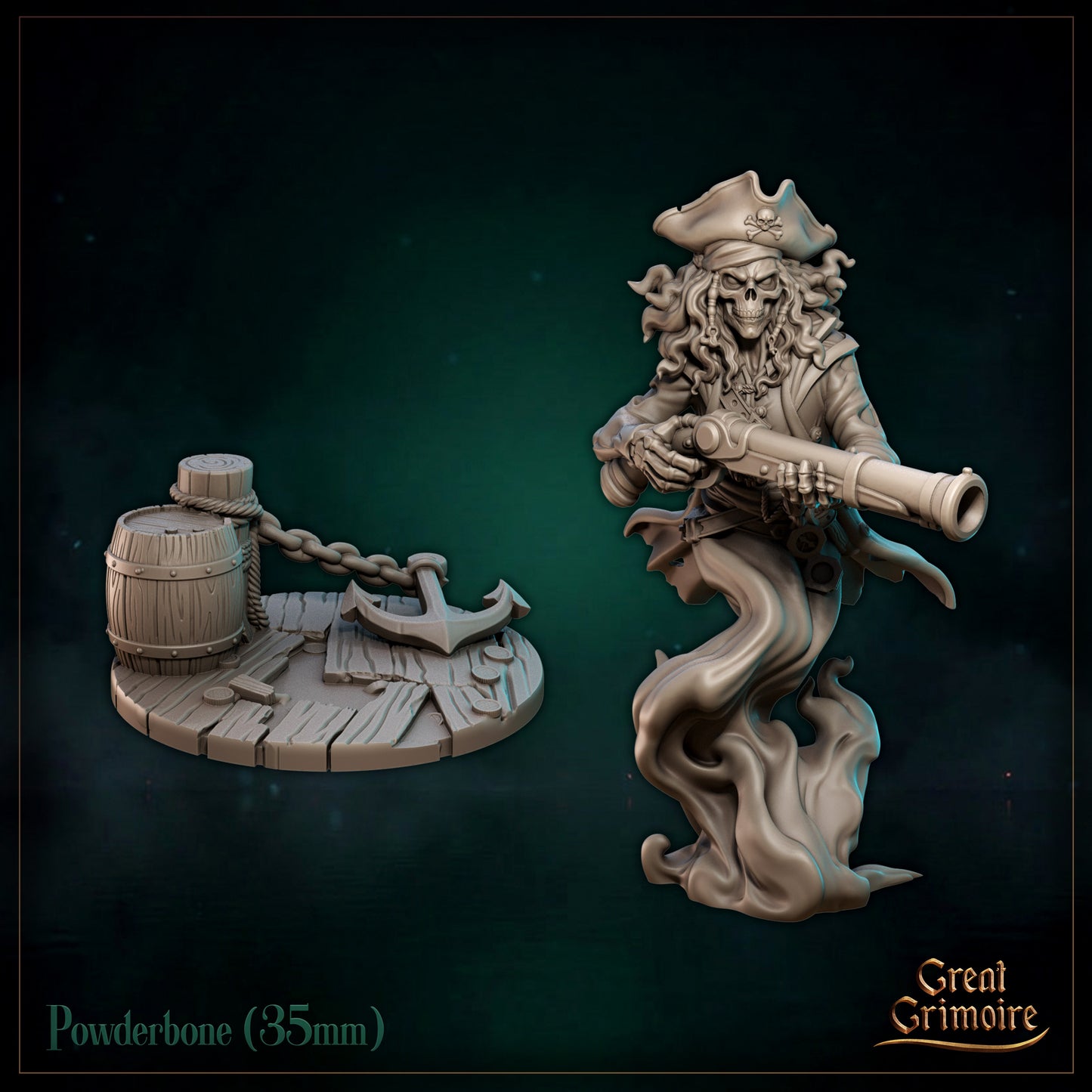 Powderbone - Great Grimoire - Black Tidelight - Tabletop Games