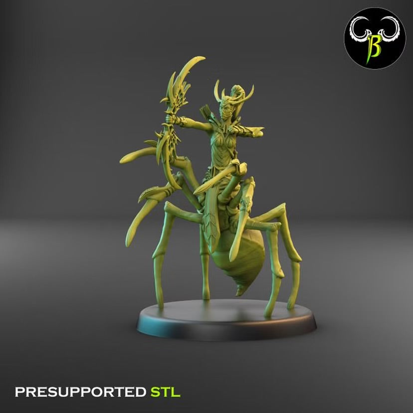 Spider Gods Favoured Bow - ClayBeastCreation - Cult of the Eight | Tabletop Games