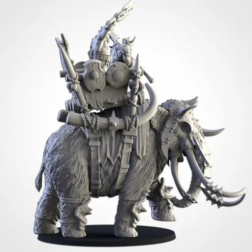 Ogres On Mammoth | Txarli Factory | Northern Ogres | Tabletop Wargaming