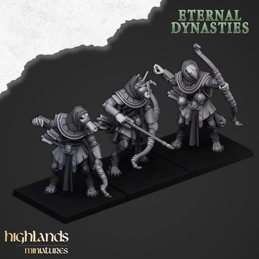 Anubis Guard with Bow - Highlands Miniatures - Eternal Dynasties | Tabletop Games