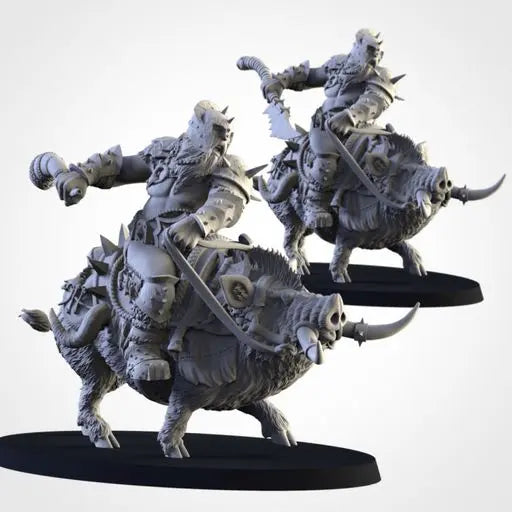 Tusker Cavalry | Txarli Factory | Northern Ogres | Tabletop Wargaming