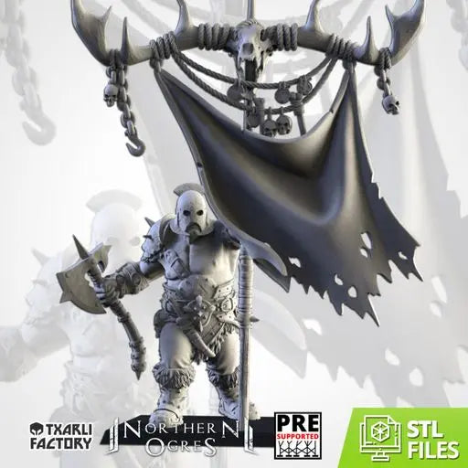Ogre Battle Bearer | Txarli Factory | Northern Ogres | Tabletop Wargaming