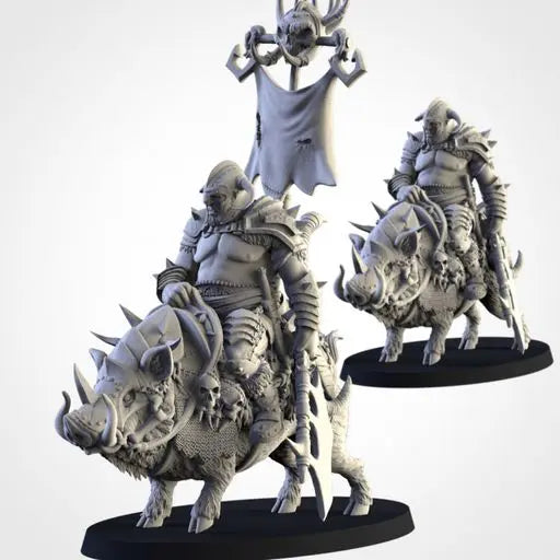 Tusker Cavalry | Txarli Factory | Northern Ogres | Tabletop Wargaming