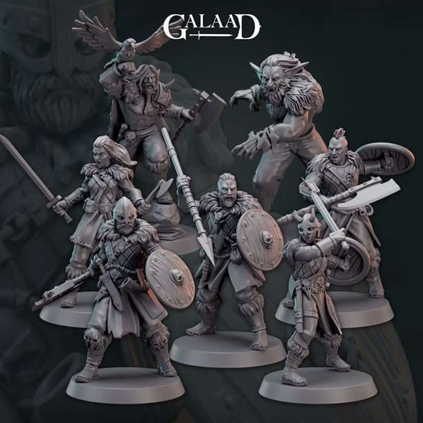 Norse Fighter Release - Galaad Miniatures | Tabletop Games