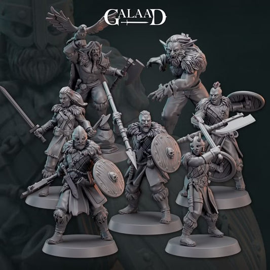Norse Fighter Release - Galaad Miniatures | Tabletop Games