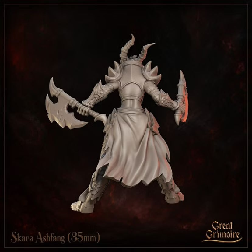 Skara Ashfang - Great Grimoire - Runeblood Covenant - Tabletop Games