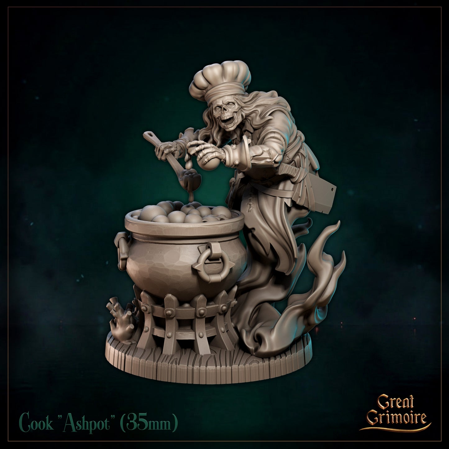 Cook Ashpot - Great Grimoire - Black Tidelight - Tabletop Games