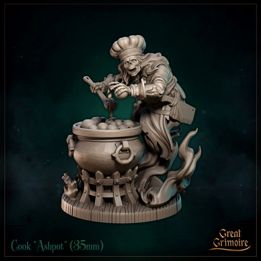 Cook Ashpot - Great Grimoire - Black Tidelight - Tabletop Games