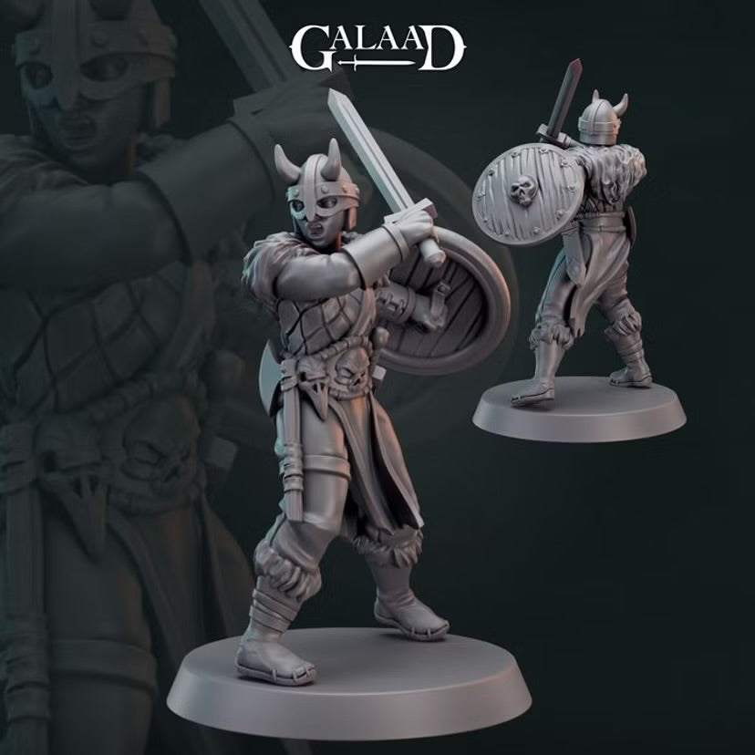 Norse Fighter Release - Galaad Miniatures | Tabletop Games