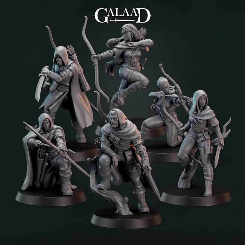 Forest Rangers - Galaad Miniatures | Tabletop Games