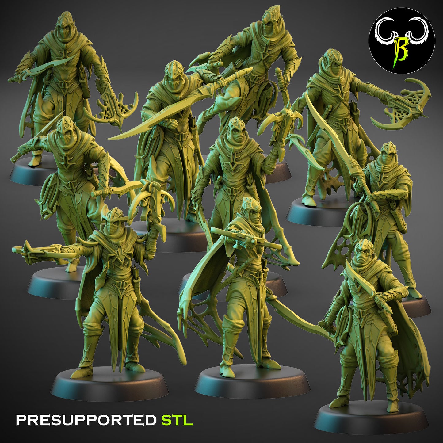 Silk Hunters - ClayBeastCreation - Cult of the Eight | Tabletop Games