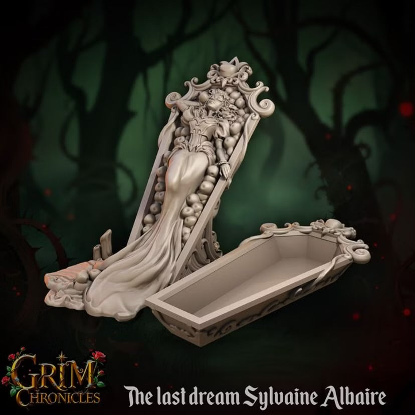 The Last Dream Sylvaine Albaire - Great Grimoire - Grim Chronicles | 3D Printed miniature | Tabletop Games