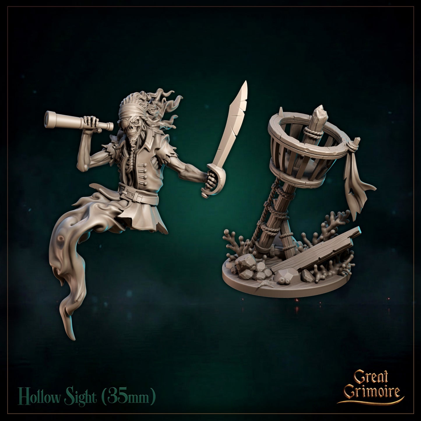Hollowsight - Great Grimoire - Black Tidelight - Tabletop Games