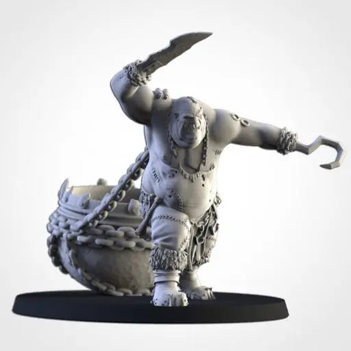 Ogre Butcher with Cauldron | Txarli Factory | Northern Ogres | Tabletop Wargaming
