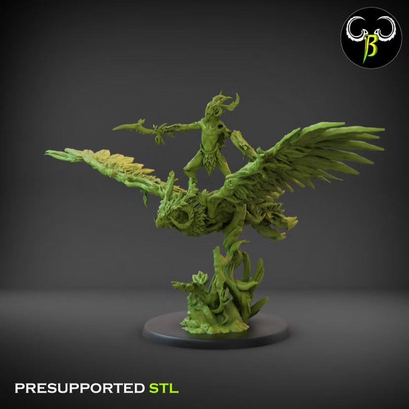 Wild Riders With Shield - ClayBeastCreation - Grove Guardians | Tabletop Games