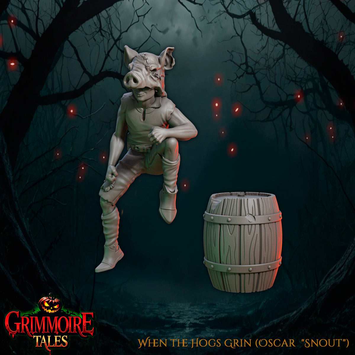 When the Hogs Grin - Great Grimoire - Grimmoire Tales | 3D Printed miniatures | Tabletop Games