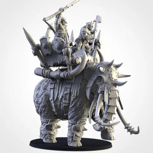 Ogres On Mammoth | Txarli Factory | Northern Ogres | Tabletop Wargaming