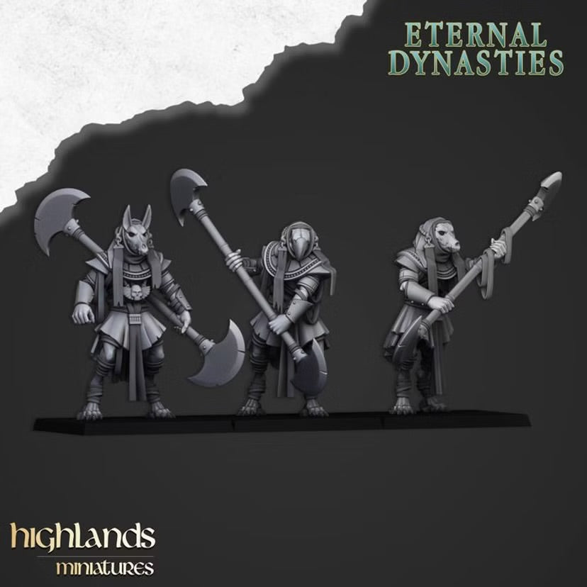 Anubis Guard - Highlands Miniatures - Eternal Dynasties | Tabletop Games