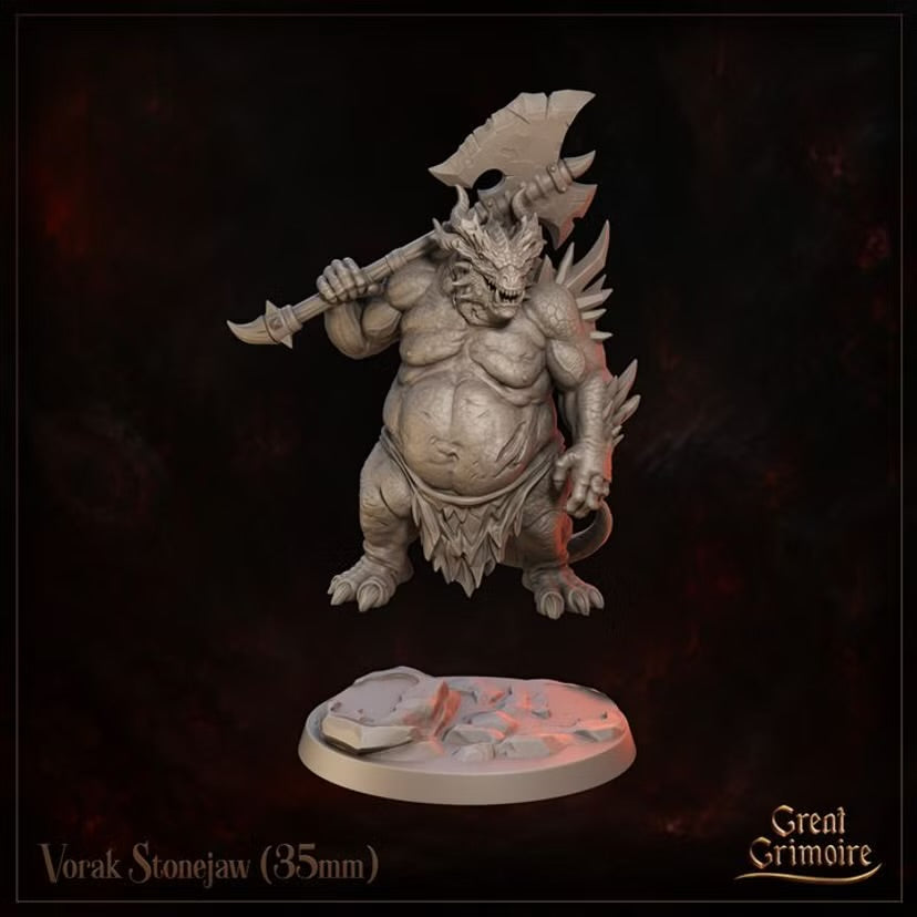 Vorak Stonejaw - Great Grimoire - Runeblood Covenant - Tabletop Games