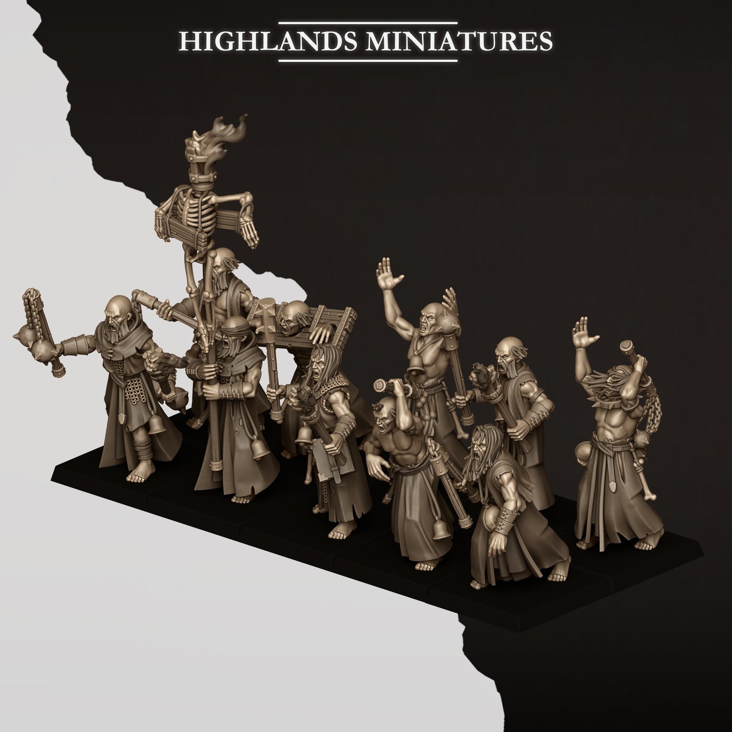 Sunland Fanatical Zealots - Highlands Miniatures - Empire of Sunland | Tabletop Games