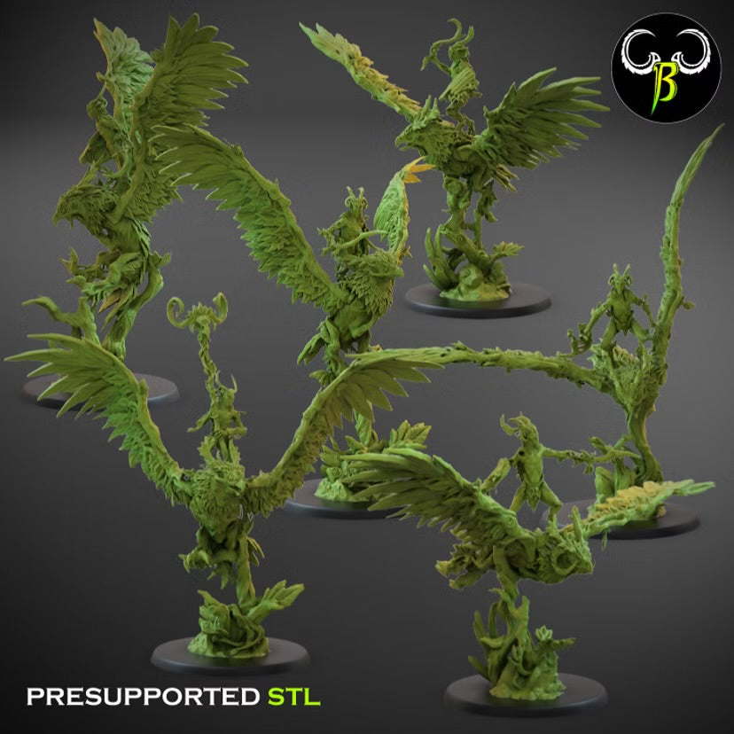 Wild Riders With Shield - ClayBeastCreation - Grove Guardians | Tabletop Games