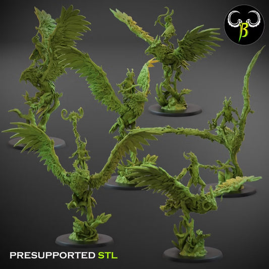 Wild Riders With Shield - ClayBeastCreation - Grove Guardians | Tabletop Games