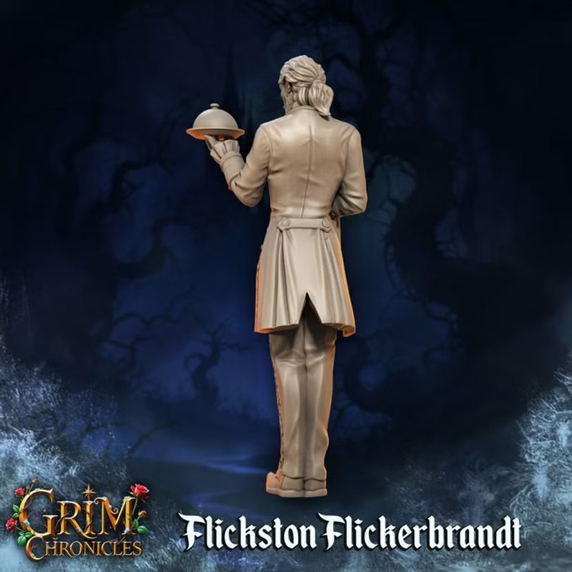 Flickstone Flickerbrandt - Great Grimoire - Grim Chronicles | 3D Printed miniature | Tabletop Games