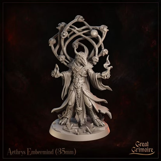 Aethrys Embermind - Great Grimoire - Runeblood Covenant - Tabletop Games